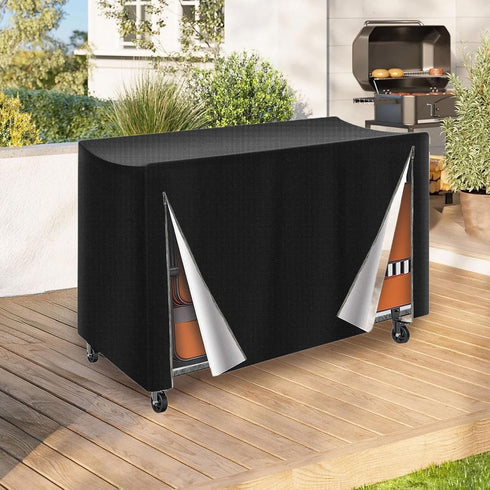 Leefasy Folding Chair Rack Cover Folding Chair Storage Cover Protection Effective Full Coverage Easy to Clean
