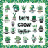 gisgfim Greenery Affirmation Station Bulletin Board Set, Motivational Plant Cutouts for School Home Office Decor