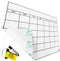 Dry Erase Whiteboard Wall Calendar Decal Sticker, 48 x 36 Inch Large Self-Adhesive, Removable Contact Paper