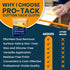 MaKRS Pro-Tack Tack Cloth (Pack of 3) for Removing Dust and Particles in Woodworking, Painting, Varnishing