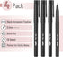 Mr. Pen- Black Fineliner Pens, 4 Pack, 0.5mm Fine Point Pens,Marker Pen for Transparent Sticky Notes, Fine Tip Markers, Fine Line Markers, Drawing Pen, Art Pens, Writing Pens by Mr. Pen