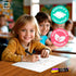 SCRIBBLEDO Large Grid Dry Erase Sheets 11”x14” for Math Practice, Pack of 10
