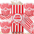 Poppy's Paper Popcorn Bags - 40 Pcs 1oz Concession-Grade Bags for Movie Nights, Popcorn Bars, and Concessions