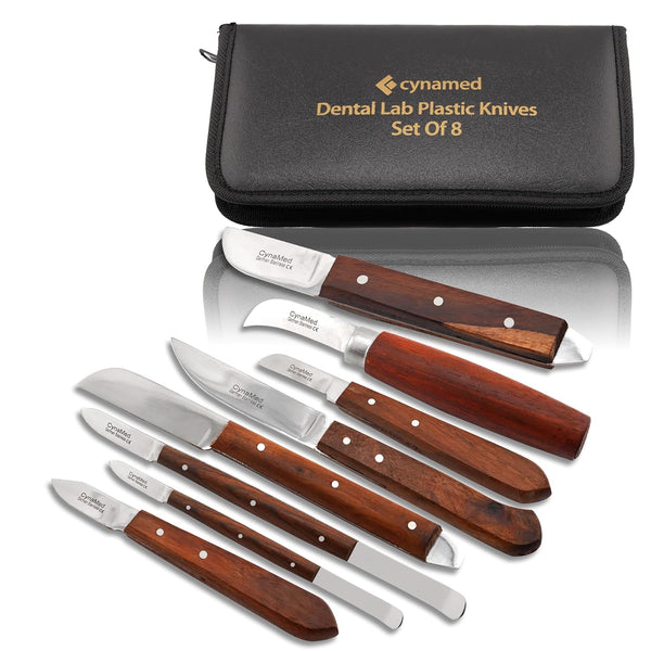 Dental Fahenstock Large and Small Knife, Cynamed Plaster Alignate Spatula and Knife (8)
