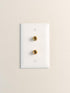 Legrand - OnQ Audio Binding Posts, Speaker Binding Post Insert, White, 5 Pack