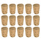 MECCANIXITY Tapered Cork, 12.7x9.5x17.5mm Natural Wooden Leakproof Cork Stoppers for Wine Beer Bottle Crafts, Dark