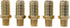 LTWFITTING Brass Coupler Fitting 5/8-Inch Hose Barb x 1/4-Inch Male NPT Vehicle Fuel Heater System (Pack of 5)