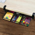 Under Desk Drawer Organizer Clamp-On, Mesh Metal Attachment, 1 Drawer Slide Out for Office Supplies & Home Essentials