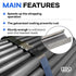 IDL Packaging Open (Snap-On) Seals for 1/2" Strap Width Steel Strapping, Pack of 100