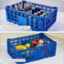 Elementool 2PCS 52 23.6" 15.7" 8.6" Collapsible Storage Crates, Liter Heavy Duty Foldable Plastic Crates , Storage