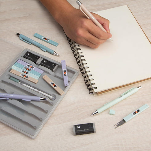 Mr. Pen Pastel Mechanical Pencil Set, 4 Pack, 0.5 & 0.7mm, Fast Click Aesthetic Mechanical Pencils, Cute Lead Pencils