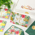 50 Summer 4 6 Inch Whaline Pcs Hawaiian Thank You Cards Tropical Flowers Leaves Greeting Cards with Envelopes Stickers