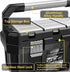 13 inch Toolbox, Size:12.9"Lx6.1"Wx5.9"H) Anyyion Small Tool Box with Removable Tray, Truly Strong and Durable