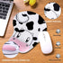 Ergonomic Mouse Pad with Wrist Support, Elastic Gel Wrist Rest, Non-Slip Rubber Base for Gaming, Office & Home