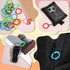 Exircy 50Pcs 1 Inch 0.78 Inch Loose Leaf Binder Rings Colorful Plastics Small Book Notebook Paper Ring Clips