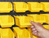 WallPeg Pegboard Bins, Garage Organization Parts Bin Kit, Larger Size Bins for Home, Office, Crafts