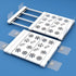 School Locker Shelf Organizer, Small Locker Accessories, Organizer Shelf for Work, 9.5''W/(10.25''-15.75'') L