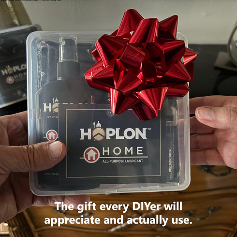 7oz HOPLON Home Premium Maintenance Kit Synthetic Ester Lubricant with Spray, Dauber & Needle, Stops Squeaks & Rust on