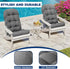 PALHMLIY 49x20x5 Inch, High Back Patio Chair Cushion, Outdoor Adirondack Chair Cushion Thick Seat Pad, Indoor Outdoor