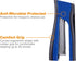 Bostitch Office Dynamo Stand-Up Stapler with Built-in Pencil Sharpener, Staple Remover, Navy Blue