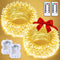 JMEXSUSS 2 Pack Battery Operated String Lights Outdoor Indoor, Total 66ft 200