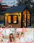 (4 Pack) TISEJOY Solar Wall Lantern Outdoor Playhouse Light, Waterproof Decorative Solar Powered for Playground, Tree
