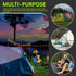 12pcs Heavy Duty 3/8 x 12 inch Tent Stakes, Ground Anchors for Camping, Trampoline, Carports, Canopies, High Winds