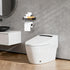 YIGII Toilet Paper Holder with Shelf, Adhesive or Drilling Tissue Roll Holder for Bathroom, Rustproof Toilet Roll