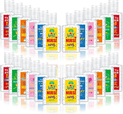 Frienda 24 Pack Nurses Week Gift Mini Hand Sanitizer Bulk Travel Size