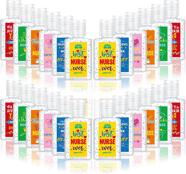 Frienda 24 Pack Nurses Week Gift Mini Hand Sanitizer Bulk Travel Size