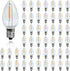 LED Night Light Bulb C7 E12 LED Bulbs Candelabra Light Bulbs, 0.6