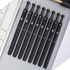 Gel Pens 0.5 mm 8 Pcs Quick-Dry Black Ink Fine Point Smooth Writing Pens