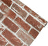 Red Brick Wallpaper, Self-adhesive Peel and Stick Waterproof and Removable Good for Home Decoration and Furniture Renovation (17.5X 196 Inch) by Hopeak