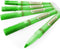 Zebra Kirarich Glitter Ink Highlighters, Chisel Tip, Green, Pack of 5