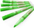 Zebra Kirarich Glitter Ink Highlighters, Chisel Tip, Green, Pack of 5
