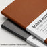 RETTACY Notebook Journal - B5 College Ruled with 96 Numbered Pages, 100 GSM Acid-Free Paper, Leather Hardcover, Inner