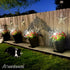 120 2 Anordsem Solar Garden Lights Outdoor: Bendable Copper Wire with LED Firework Beads - Waterproof White Lighting