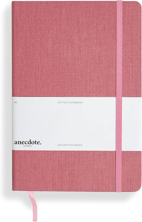Hardcover Dotted Journal, A5 Size (8.3" x 5.4"), 100 gsm Thick College Dotted Paper - Daily Writing Notebook for