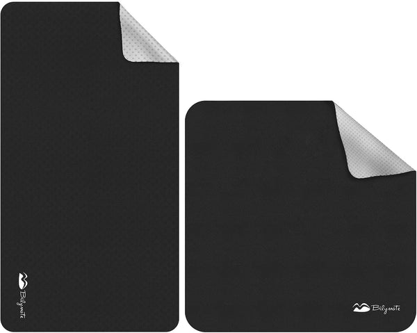 Bilymate 3in1 Anti Slip Silicone dots Multi-Functional Microfiber Cloth Mouse Pad, Portable &