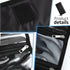 Money Organizer Wallet for Cash with 8 Zippered Pockets, Multipack Cash Bill Organizer Envelope for Budgeting - Black