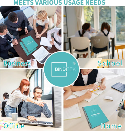 Binditek 200 Pack 7 Mil Ultra Clear Binding Presentation Covers, 8-1/2 x 11 Inches Report Covers for Binding, Letter