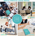 Binditek 200 Pack 7 Mil Ultra Clear Binding Presentation Covers, 8-1/2 x 11 Inches Report Covers for Binding, Letter