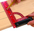 Milescraft 8459 MC-Square150 (metric) - Aluminum Framing and Woodworking Square,Red