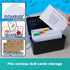 Olivo 3x5 Index Card Holder Box, Flash Note Card Organizer Case, 4 Colors Pack for 3 x 5 Index Card Storage