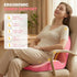 Tailbone Ergonomic Seat Cushion, Office Chair Seat Cushions with L-Shaped Integrated Design, Memory Foam Orthopedic