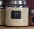 Cestari Large Chalkboard Labels, 54-Pack Black Reusable Jar Labels for Organizing Kitchen & Pantry