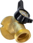 Midline Valve 69344Q Quarter Turn Sillcock Hose Bibb, 1/2 in. Pex Inlet x 3/4 in. MHT Outlet, Cast Brass