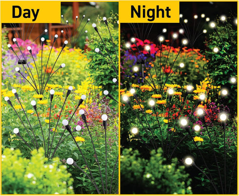 Sensor Brite Solar Garden Lights, Pack of 2 Adjustable Outdoor Lights with 10-Hour Illumination