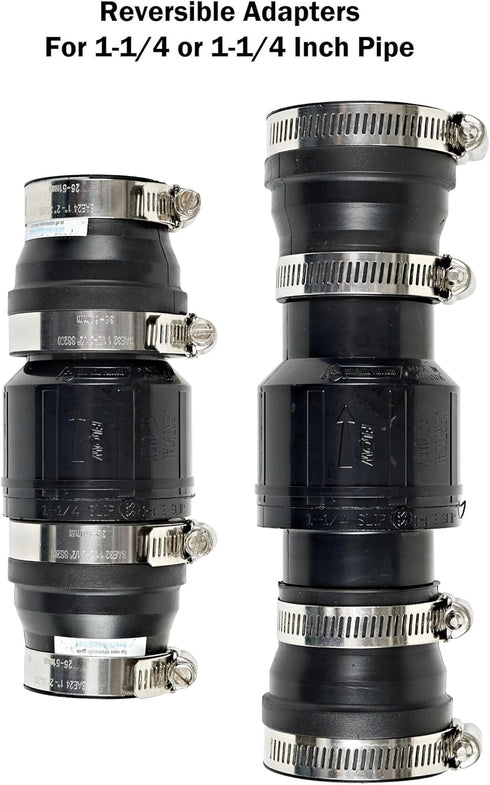 Red Lion 14942901 SCV114: 1-1/4-Inch and 1-1/2-Inch ABS Vertical Sump Pump Check Valve