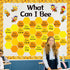 Bee Bulletin Board Decorations - Bee Theme Cutouts Set with Honeycombs and Stickers for Birthday Party Decor